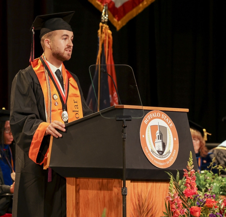 2022 Undergraduate commencement speaker Nicholas Stanford